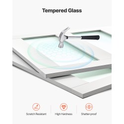 Liukuovipaketti vaatekomeroon 1219x2032 mm 2-paneelinen himmeä lasi puu ja MDF-runko PVC-pinnoite