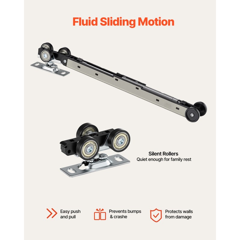 Liukuva taskuovi puu ja MDF huurrettu lasi 2035 x 765 mm valkoinen