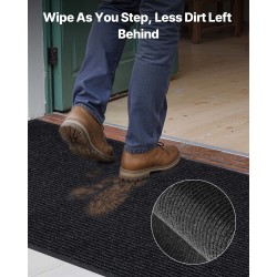 Eteismatto polyesteri PVC-tausta 1829 x 1219 mm harmaa sisä- ja ulkokäyttöön