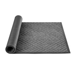 Eteismatto polyesteripinta TPE tausta 1562 914 mm harmaa sisä ja ulkokäyttöön