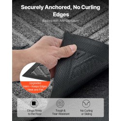 Eteismatto polyesteripinta TPE-tausta 1562×914 mm harmaa sisä- ja ulkokäyttöön