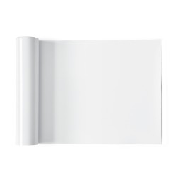 Lämmönsiirtovinylirulla PVC kiiltävä valkoinen 305 x 15240 mm 0,23 mm