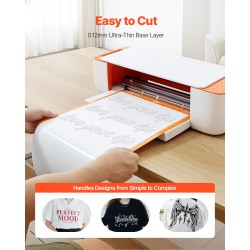 Lämpösiirtokalvopaketti PVC 30 kpl 304,8 x 304,8 mm tekstiileille kiiltävä