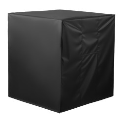 Ilmastointilaitteen suojus ulkokäyttöön 190T vedenpitävä kolmikerroksinen musta 812x812x914 mm