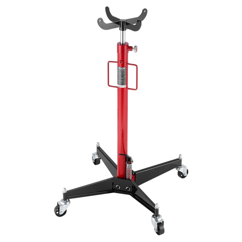 Hydraulinen vaihteistonostin 500 kg nelikäsivarsinen säädettävä tarjotin 112–187 cm nostokorkeus