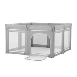 Taittuva leikkikehä 120 x 120 cm 210D kangaspäällisellä rautaputkilla