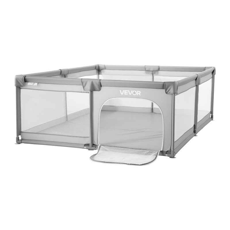 Leikkikehä suorakaiteen sisämitat 2000x1785 mm 50 pehmeää palloa 6–24 kuukauden ikäisille