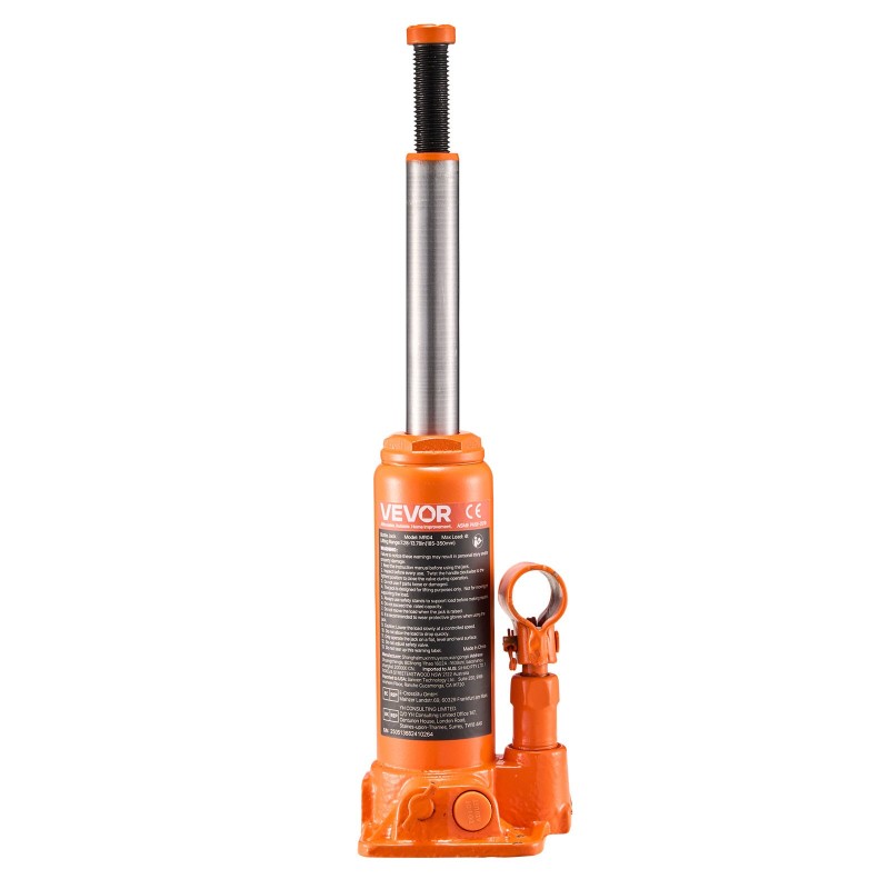 Hydraulinen pullotunkki 4 tonnia valurauta hiiliteräs 185–350 mm säädettävä ruuvi