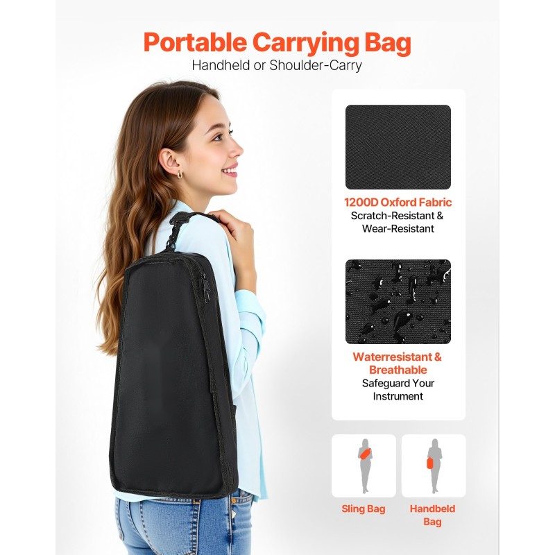 Glockenspiel-kellopeli 27-ääninen matalahiiliteräslevyt ääniala G2–A5 luonnonpuinen pohja 4 kapulaa kantolaukku