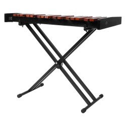 Puinen kellopeli 37-ääninen C4–C7 säädettävä X-teline kapulat kantolaukku