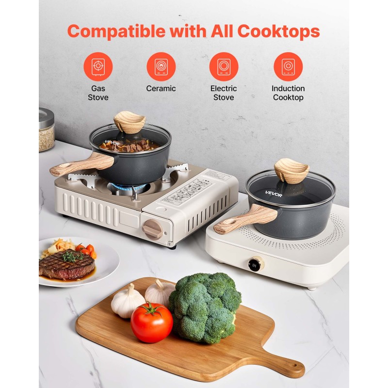 Kasari alumiiniseos 16 cm tarttumaton Maifan-pinnoite induktiolle sopiva