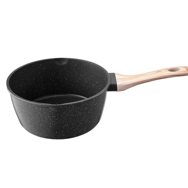 Kattila 20 cm alumiiniseos tarttumaton marmorpinnoite induktiolle sopiva lasikansi irrotettava bakeliittikahva