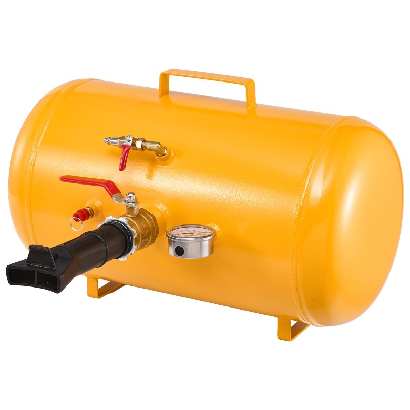 Rengasreunalukituksen täyttölaite 37,9 l hiiliteräs enintään 622 mm renkaisiin