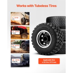 Renkaan reunojen täyttölaite 18,9 l hiiliteräs raskaaseen käyttöön