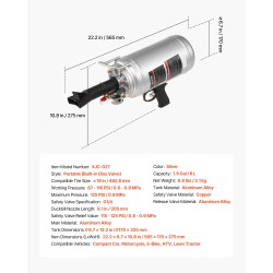 Rengashelmen istutustyökalu kuusi litraa alumiiniseos kannettava ilman sisärenkää enintään yhdeksäntoista tuumaa