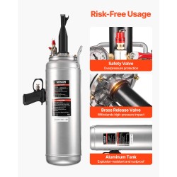 Rengasreunan asennuslaite 10 L alumiiniseos tuubittomille 305–572 mm