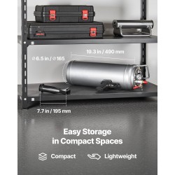 Rengasreunan asennuslaite 10 L alumiiniseos tuubittomille 305–572 mm