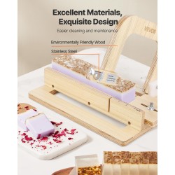 Saippualeikkuri puurunko 201 ruostumatonta terästä säädettävä 0–2 tuumaa silikonimuotti