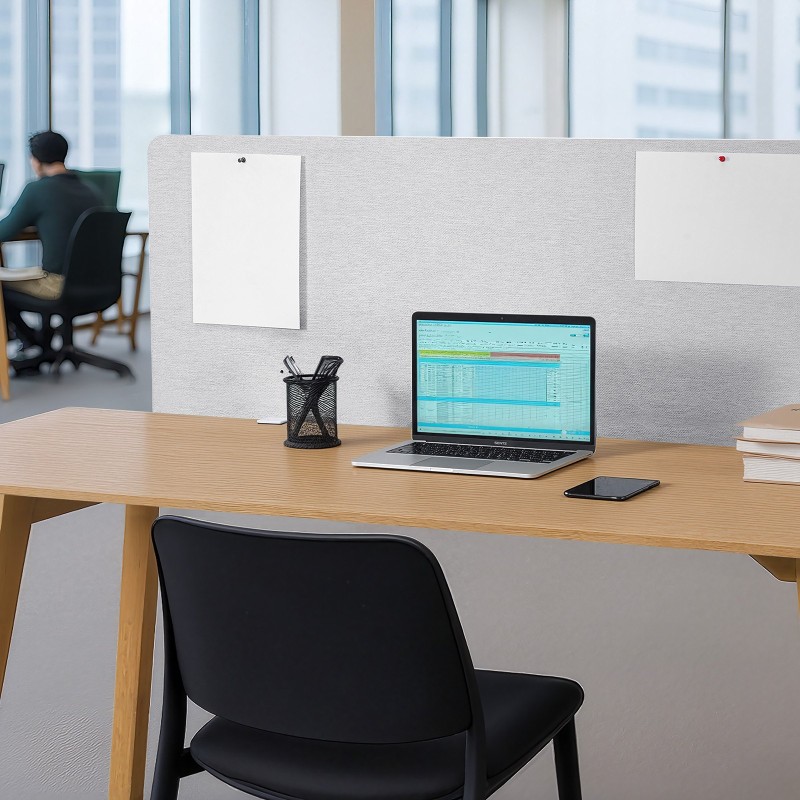 Pöytäseinäke PET-paneelilla hiiliteräsrunko 1524 x 610 mm