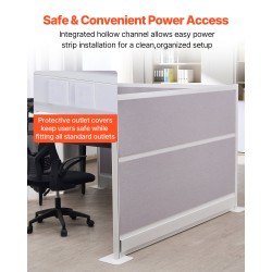 Väliseinät 2 kpl kaksikerroksiset PET kangaspaneelit 1830 x 1220 mm alumiiniseosrunko