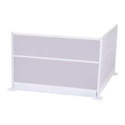 Väliseinät 2 kpl kaksikerroksiset PET kangaspaneelit 1830 x 1220 mm alumiiniseosrunko