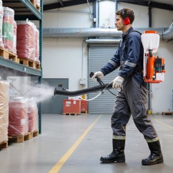 Reppusumutin 63 cm3 2,1 kW bensiinimoottori 16L säiliö jauhe- ja nestesumutukseen