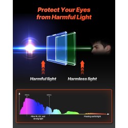 Hitsausmaski automaattitummennus DIN 4/9–13 luonnollinen värintoisto 2 anturia