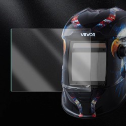 Ulompi suojalinssi hitsauskypärään PP läpinäkyvä 121×118 mm 20 kpl