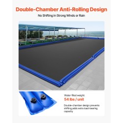 Allaspeitteen vesipussit 5 kpl kaksikammioiset PVC-muovi 3 m talvikäyttöön