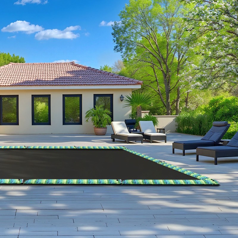 Uima-altaan peitteen vesipussit 5 kappaletta 2400 x 300 mm PVC-muovia kaksikammioiset