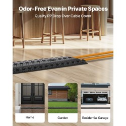 Kaapelisuoja PP-muovinen kaksikanavainen 51 x 28 mm 3 kpl