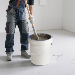 Silikoninen sekoitusämpärin sisäosa 18,9 litran sininen kahvoilla betonille ja laastille