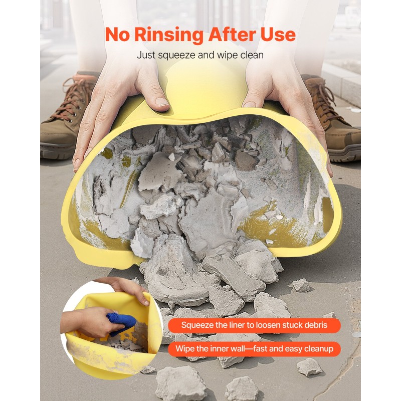 Silikoninen ämpärinsisus 18,9 litraa 2 kpl laastiin sekoittamiseen