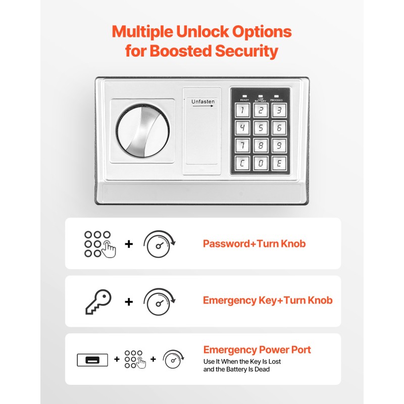 Tallelokero terästä samettiverhoiltu pudotusaukolla numerokoodilukolla kääntönupilla seinäkiinnitys