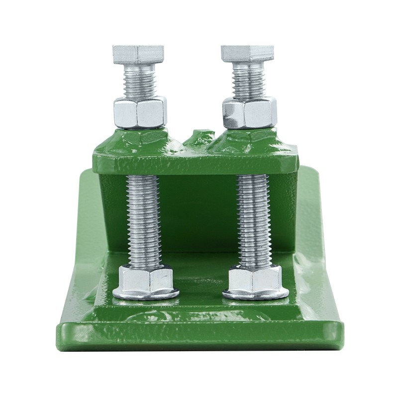 Kauhan reunasuojat vihreät hiiliterästä raskaaseen ulkokäyttöön kaksoislukitus kaksi kappaletta