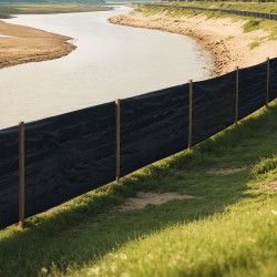 Suodatinkangas polypropeeni kolme 152,4 metrin rullaa musta eroosionhallintaan