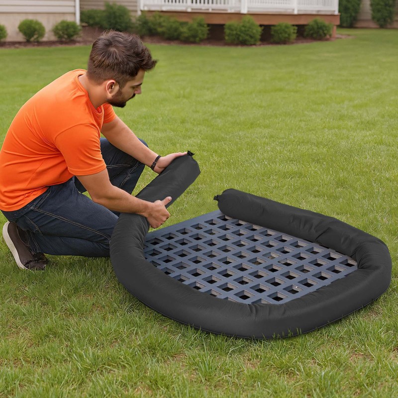 Sedimenttisuodatussukka kuitukangas polypropeeni 3048 mm 4 kappaletta viemärisuojaus