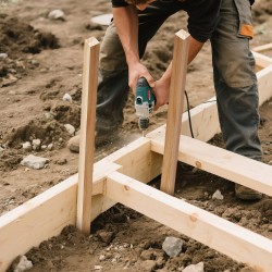 Puutarhaseipäät kuusipuuta 25 kpl 19×1219 mm terävä kärki