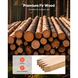 Puutarhapaalut kuusipuusta 61 cm 25 kpl kasvien tueksi ja aitoihin