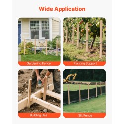 Puutarhapaalut kuusipuuta 19x19x914 mm 50 kpl terävä kärki kasvituki