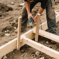 Puutarhapaalut kuusipuuta 19x19x914 mm 50 kpl terävä kärki kasvituki