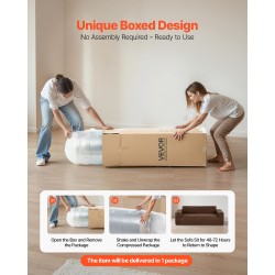 Kangassohva 211 cm leveä korduroykangas syvä istuin ruskea