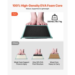 Tasapainopalkki 233 cm korkeatiheyksinen EVA-vaahto taittuva liukumaton lapsille kantolaukku