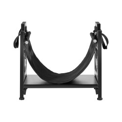 Halkoteline sisäkäyttöön jauhemaalattua Q195 terästä 45 cm leveä irrotettava 600D kangaskassi