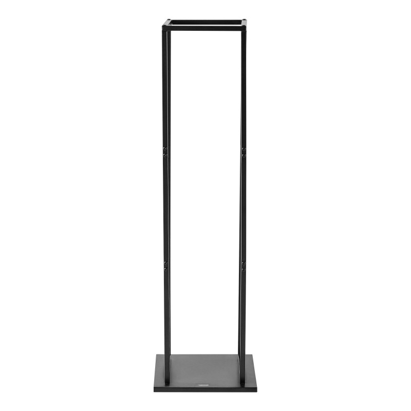 Polttopuuteline kapea korkea sisäkäyttöön jauhemaalattu teräs 33x32x112cm 45 kg