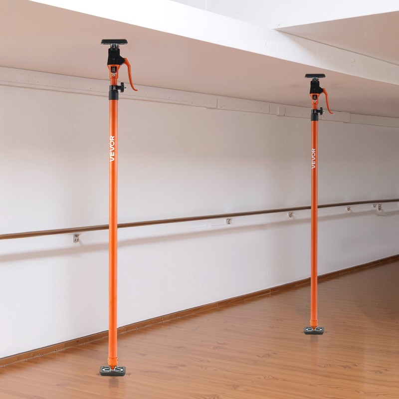 Teleskooppinen tukitankosarja hiiliteräs 125–291 cm 2 kpl 90 kg kaappien asennukseen