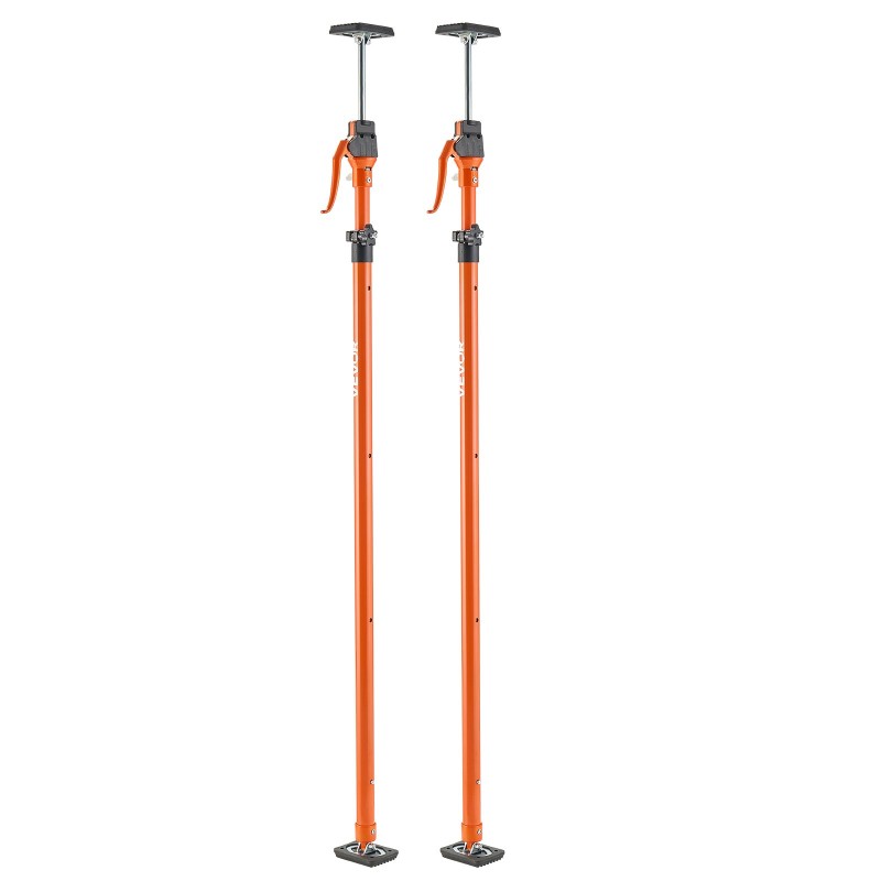 Teleskooppinen tukitankosarja hiiliteräs 125–291 cm 2 kpl 90 kg kaappien asennukseen