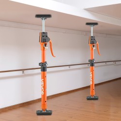 Teleskooppinen tukitankosarja 2 kappaleen hiiliteräs 48–75 cm 100 kg asennustuki