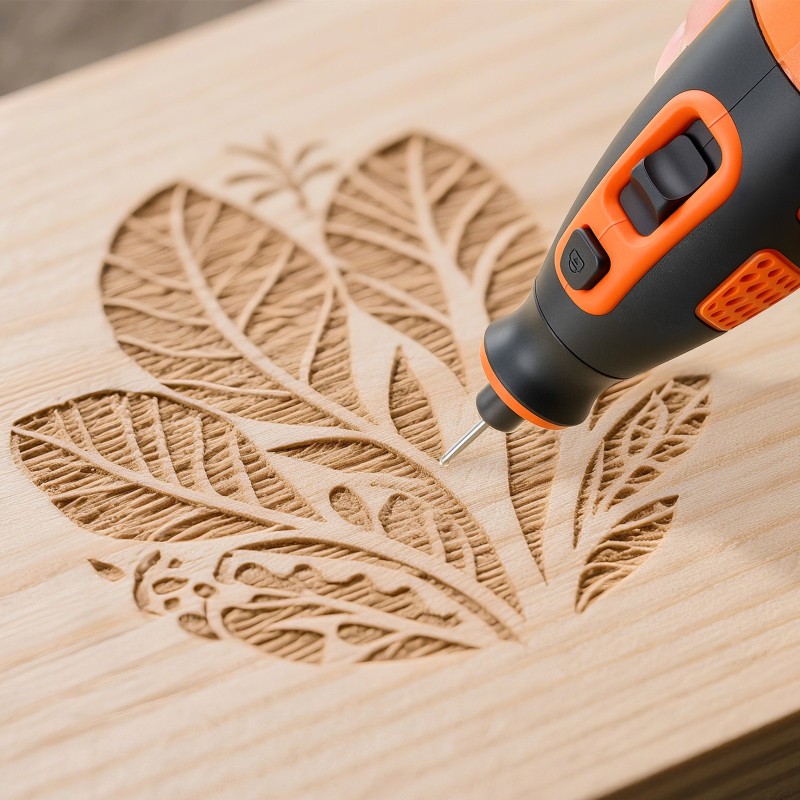 Langaton pyörivä monitoimityökalu 119 tarviketta 12V 2500mAh 28-portainen