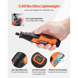 Johdoton monitoiminen pyörivä työkalu 73 tarviketta akku 2000mAh säädettävä 7000–20000 kierrosta